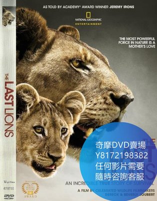 DVD 海量影片賣場 最後的獅子/The Last Lions  紀錄片 2011年