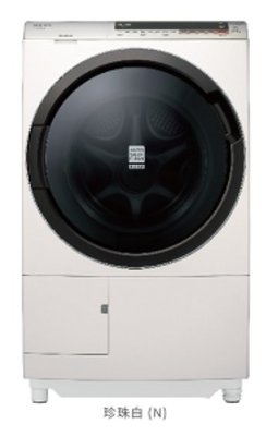 【台南家電館】HITACHI 日立 AI 洗劑自動投入滾筒洗脫烘洗衣機《BDSX115CJ》左開11.5公斤