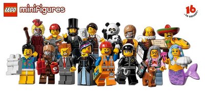 全新 2014年 LEGO 樂高 樂高玩電影  71004 人偶包 全套16隻 1套