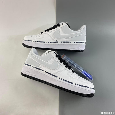 【明朝運動館】Nike Air force 1 3M 白黑色 字母塗鴉 時尚 滑板鞋 352267-801 36-45 情侶鞋耐吉 愛迪達