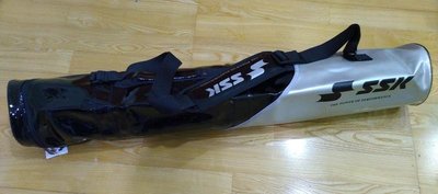 SSK 4支裝鏡面材質球棒袋(黑/銀) MAB6120H-9095