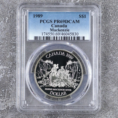 1989年加拿大馬更些河銀幣