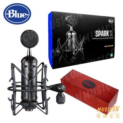 【民揚樂器】Blue SPARK SL 電容式麥克風 直播 錄音 贈原廠避震架&amp;木質收納盒
