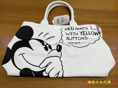 【噗嘟小舖】現貨 特價 日本正版 米奇 托特包 肩背包 公事包 手提包 大款 A4可放 迪士尼 購於日本