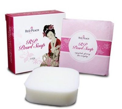 《親親美人》☆°╮PR紅桃傳奇 RP真珠美容石鹼 (溫和潔淨)   洗面皂 洗面乳 潔膚霜 手工皂