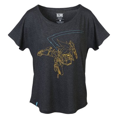【丹】暴雪商城_Overwatch Tracer Line Shirt - Women's 鬥陣特攻 閃光 女版 T恤