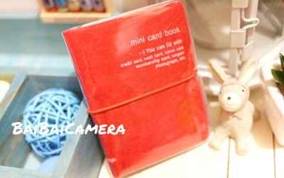 Bai 絨布 (紅) mini card 相片冊 Mini 7S 25 50 50S 55 8 90 拍立得相本 相簿 相冊 另有空白底片