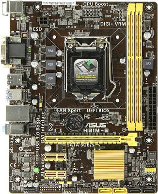 ASUS華碩主機板 H81M-E 含擋板INTEL H81 / DDR3 / 1150主機板