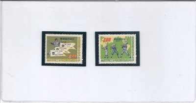 體育專題 紀156 中華民國青年 青少年 少年棒球隊榮獲世界三冠軍紀念郵票 上品
