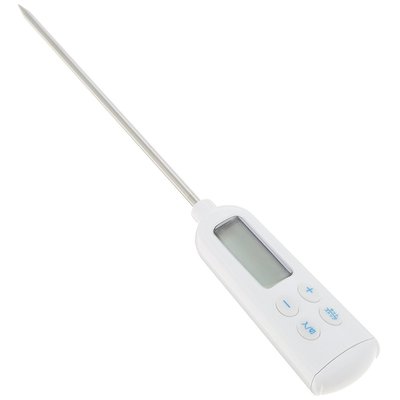一鑫餐具【日本 DRETEC 多利科 電子溫度計 O-207 白色】食物溫度計咖啡機溫度計油炸機溫度計