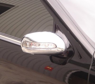 IDFR ODE 汽車精品 BENZ CL W215 04-06 鍍鉻後視鏡蓋 電鍍後照鏡蓋