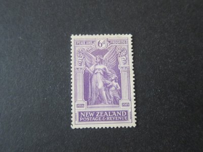 【雲品4】紐西蘭New Zealand 1920 Sc 169 MH  庫號#BP15 78149