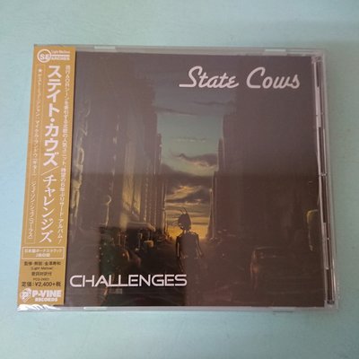 STATE COWS CHALLENGES +2 追加曲 日本版 CD 流行搖滾 B1 PCD-24921