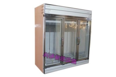 《利通餐飲設備》RS-S20093門-玻璃冰箱.冷藏.瑞興.220v /三門冷藏冰箱 冷藏展示櫃..玻璃冰箱 展式冰箱