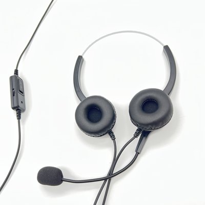 office phone headset AVAYA 1608 雙耳耳機麥克風 含調音靜音 雙耳耳麥
