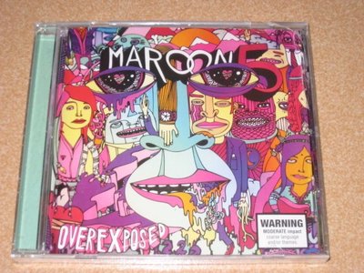 正版CD《魔力紅樂團》無所不在 ／   Maroon 5 overexposed 全新未拆