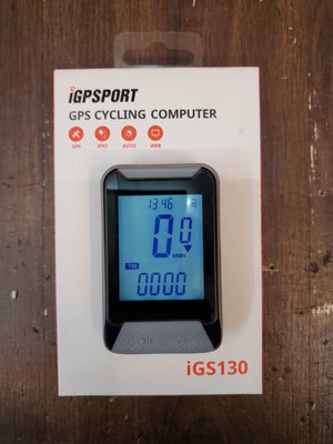 【冠鑫自行車】iGPSPORT iGS130 GPS 防水 碼表/碼錶 大字幕 登山車/公路車/小徑/折疊車 高雄