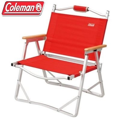 美國Coleman│CM-7670 輕薄摺疊椅│紅色│德晉 大營家購物網