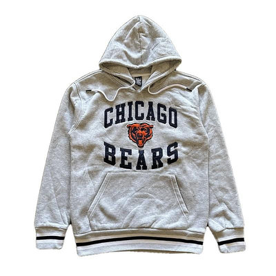 [現貨]球隊連帽長袖 刺繡頭盔NFL芝加哥熊Chicago Bears帽T 美式足球 休閒運動生日交換禮物