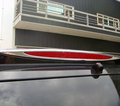圓夢工廠 Buick 別克 Rendezvous 2001~2007 改裝 鍍鉻銀 後煞車燈飾框 第三煞車燈外框 飾貼