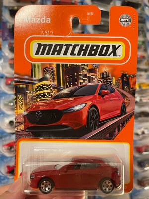 -78車庫- 現貨 1/64 Matchbox火柴盒 Mazda 3 馬自達 3 馬3 吊卡