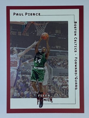 2001-02 Fleer Premium Star Ruby #53 Paul Pierce /100 Celtics