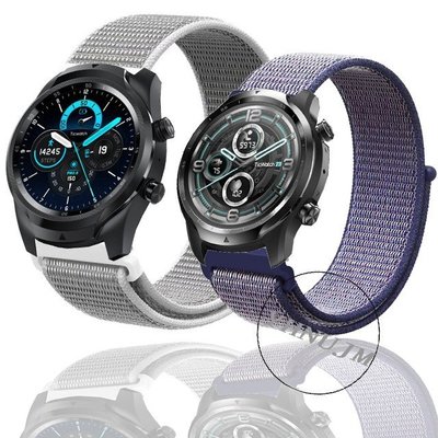 ticwatch pro 3 錶帶 尼龍錶帶 ticwatch pro 3智慧手錶錶帶 尼龍 手環帶 穿戴配件
