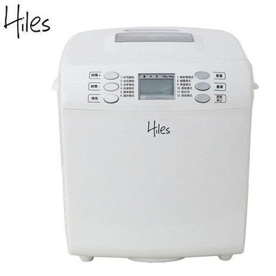 Hiles DC直流變頻省電全自動製麵包機(HE-1182)送隔熱手套1個加料理秤【全新福利品】12種模式