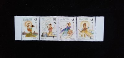 澳門郵票傳說與神話媽祖郵票1998年發行,1套（面額16澳幣）全新特價