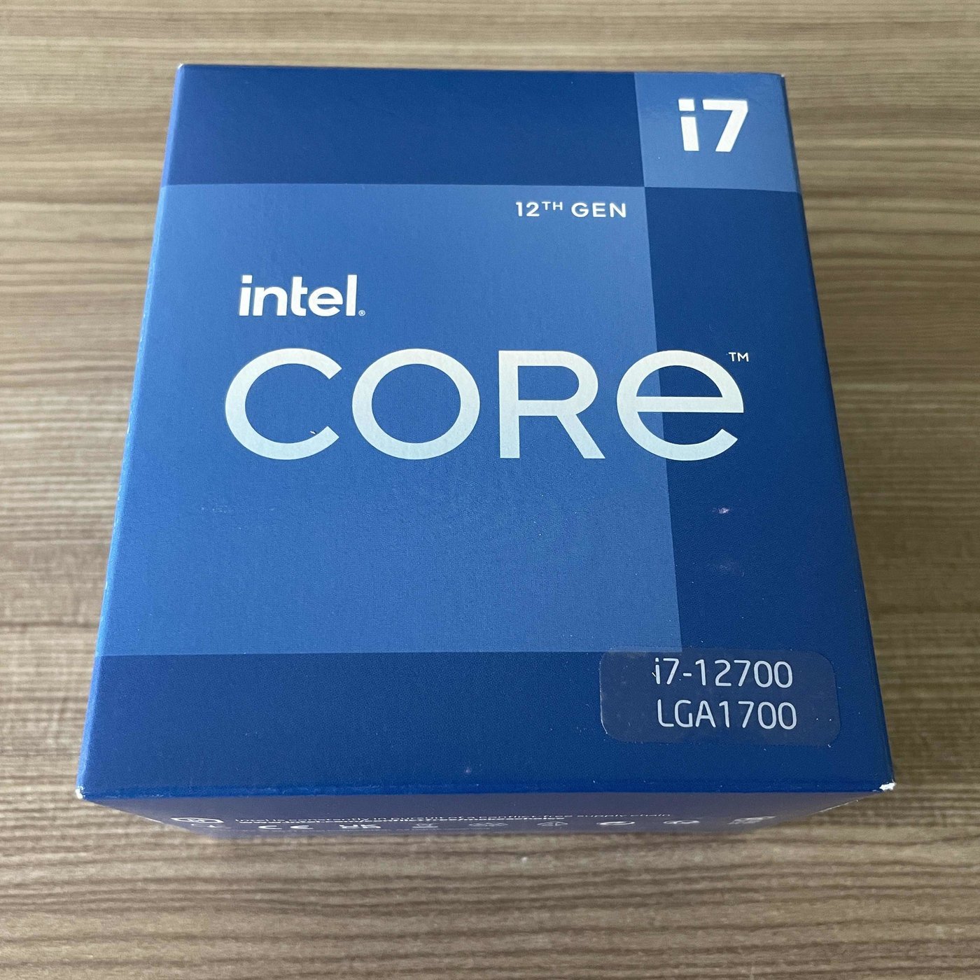 2021A/W新作☆送料無料】 新品未開封 intel Core i7-12700K 第12世代