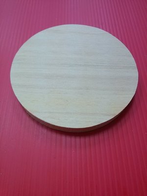 ✰粘土的店~黏土木板型/圓形板-直徑12cm*厚3分