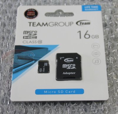 小青蛙數位 十銓 Team 16G Clas10 MicroSD TF 記憶卡 小卡 C10 micro SD