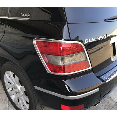 【JR佳睿精品】Benz 08-12年 GLK220 GLK350 電鍍後燈框 前燈框 頭燈飾條 改裝精品配件