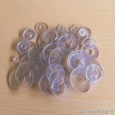(透明塑膠螺絲)（塑膠螺母傢俱五金配件）打折尼龍透明墊片 絕緣平墊 軟塑膠墊片 塑膠墊圈 羅絲介子墊片M4