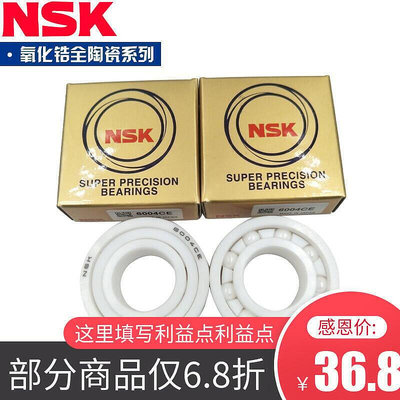 廠家出貨日本進口NSK全陶瓷軸承6200 6201 6202 6203 6204 6205 CE RS高速