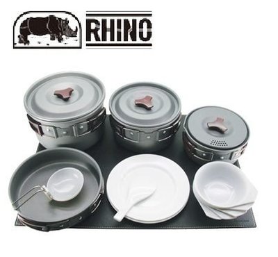 【玉山登山社】犀牛Rhino K-5 五人鋁合金套鍋