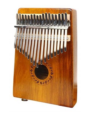 『放輕鬆樂器』 全館免運費 GECKO K17K EQ 相思木 單板 拇指琴 卡林巴琴 17音 可插電