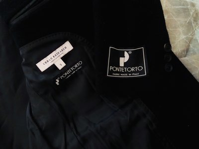 近新 日本 URBAN RESEARCH 採用義大利知名面料 PONTETORTO 羊毛大衣黑色