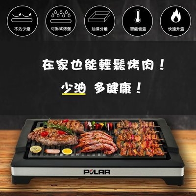 ✮免運✮ POLAR 普樂 PL-1521 多功能電烤盤 不沾烤盤 台灣現貨