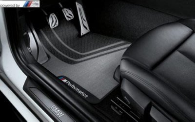 【B&amp;M 原廠精品】現貨在台 BMW M Performance 德訂 原廠腳踏墊 F20 F30 F32 F36 F34 F31 F22  前座2片