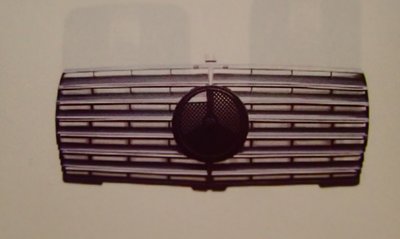 泰山美研社18111219 BENZ 賓士 W126 81-91年 6線 大星 水箱罩