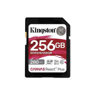 新風尚潮流 【SDR2V6/256GB】 金士頓 256GB SDXC 記憶卡 V60 讀280MB寫150MB