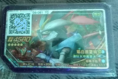 Pokemon Gaole Legend 二彈 五星 焰白酋雷姆(06-061 TC)