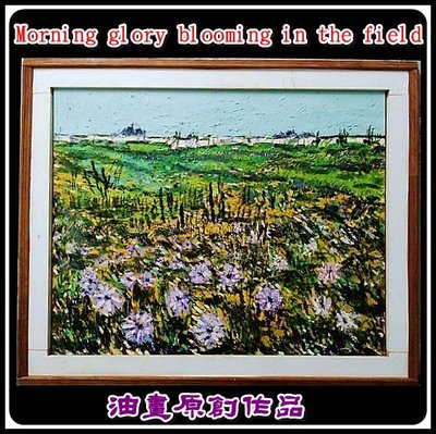 （特價商品）  【200802】Morning glory blooming in the field