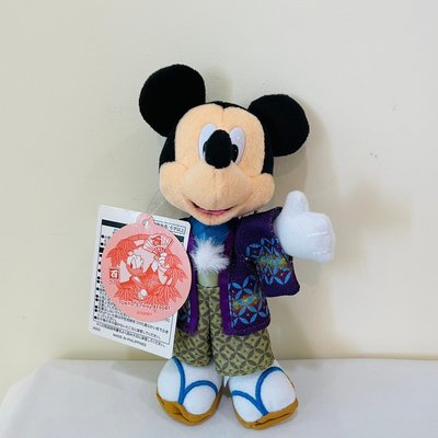 《現貨》Coco馬日本代購 日本海洋迪士尼  新年和服裝  過年 米奇 米妮 娃娃吊飾 鑰匙圈