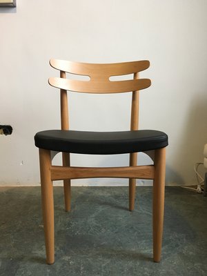 【Plusretro】餐椅 現貨-北歐經典椅 山毛櫸(beech)/皮革 曲背椅