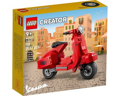 現貨 正版 樂高 LEGO 創意系列 40517 紅色 偉士牌 摩托車 Vespa 118pcs 全新 公司貨