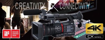 【TK視聽】PANASONIC AG-CX350 4K 數位攝影機  非UX90歡迎政府機關學校...估價採購