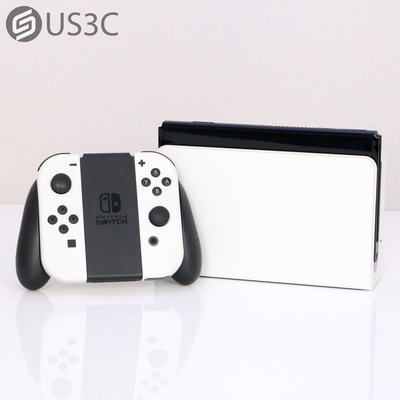 【US3C-高雄店】任天堂 Nintendo Switch OLED HEG-001 白色 家機 電玩主機 掌上型主機