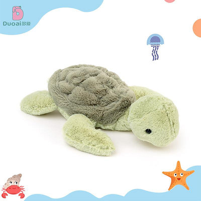 可愛烏龜玩偶毛絨玩具公仔女生抱枕仿真海龜柔軟娃娃生日禮物兒童
